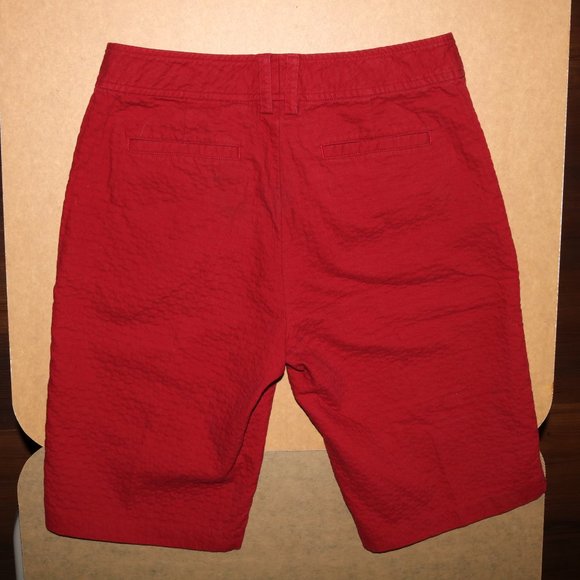 Oxford Golf Red Shorts - 100% Cotton w29 Length 21 - Picture 5 of 8